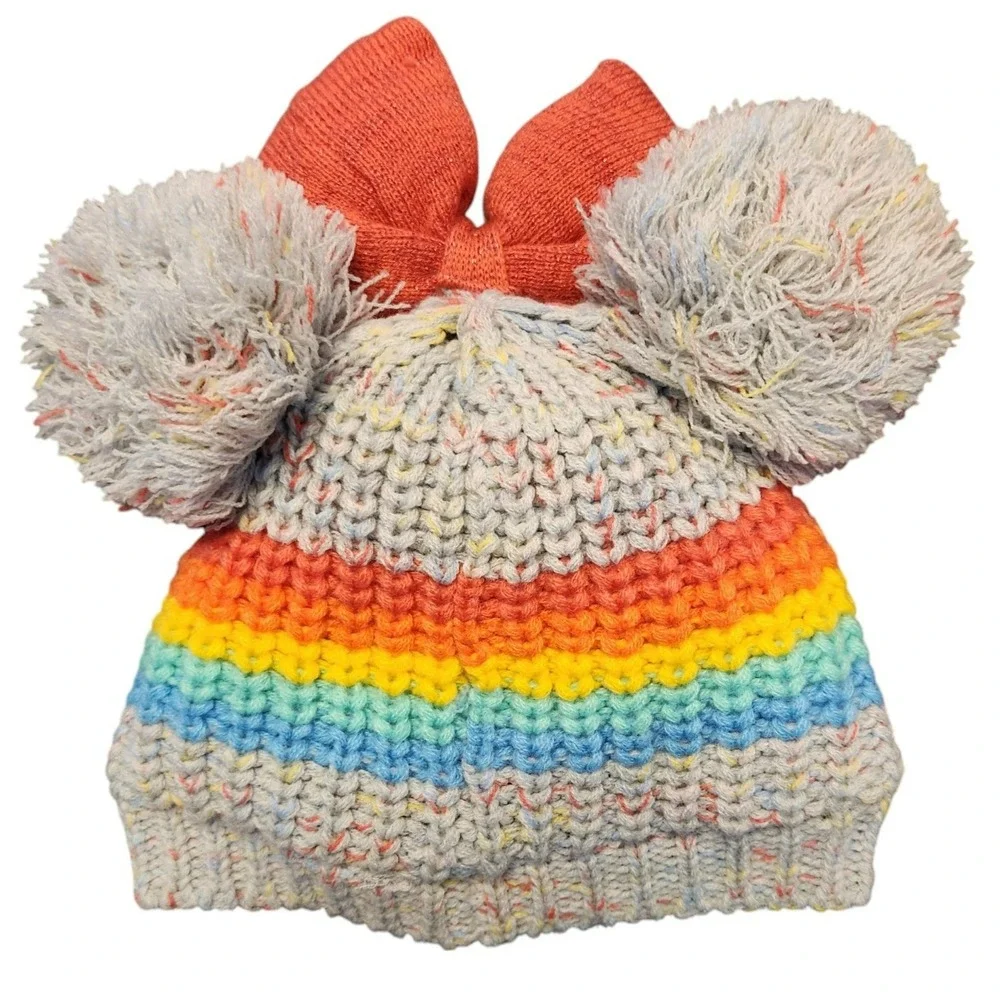 Disney Minnie Mouse Knitted Hat and Gloves Set‎ Size XS